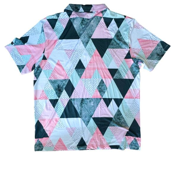 Yatta Golf Men's Size XXL Birdie Dropper Short Sleeve Polo Shirt - Picture 3 of 7